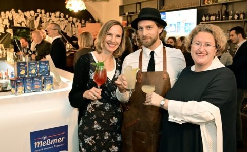 Die Traditionsmarke lud zur Verkostung von Tea-infused Drinks in den Kleinod Cocktail Salon - Foto: Stange, Schober, Stainer