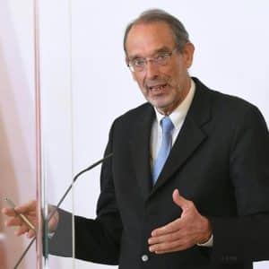 Bildungsminister Heinz Faßmann zum Thema "Etappenplan für die Schulöffnung" in Wien