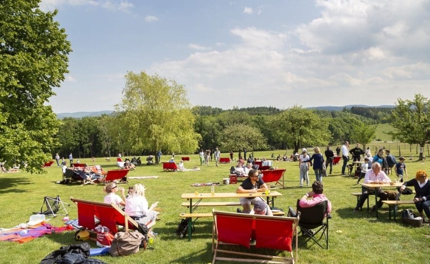 Mirli Haus Picknickwiese weckt Erinnerungen an Kindheitstage