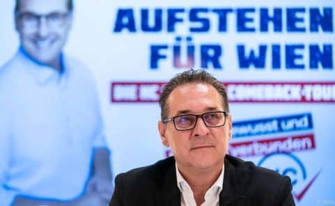 Bundesobmann Heinz-Christian Strache beklagt mediale Einflussnahme aus Deutschland