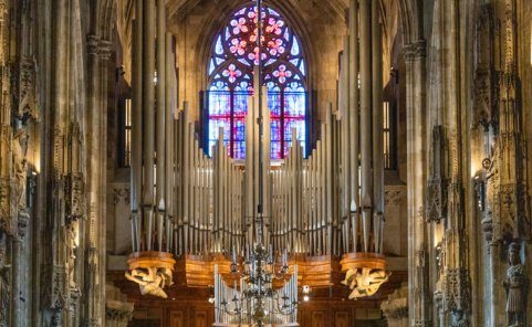 Riesenorgel im Stephansdom nach der Renovierung