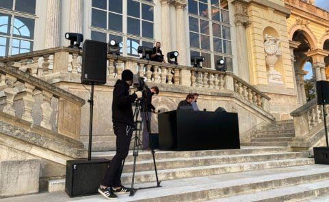 Dreharbeiten in Schönbrunn von Topdestination.tv