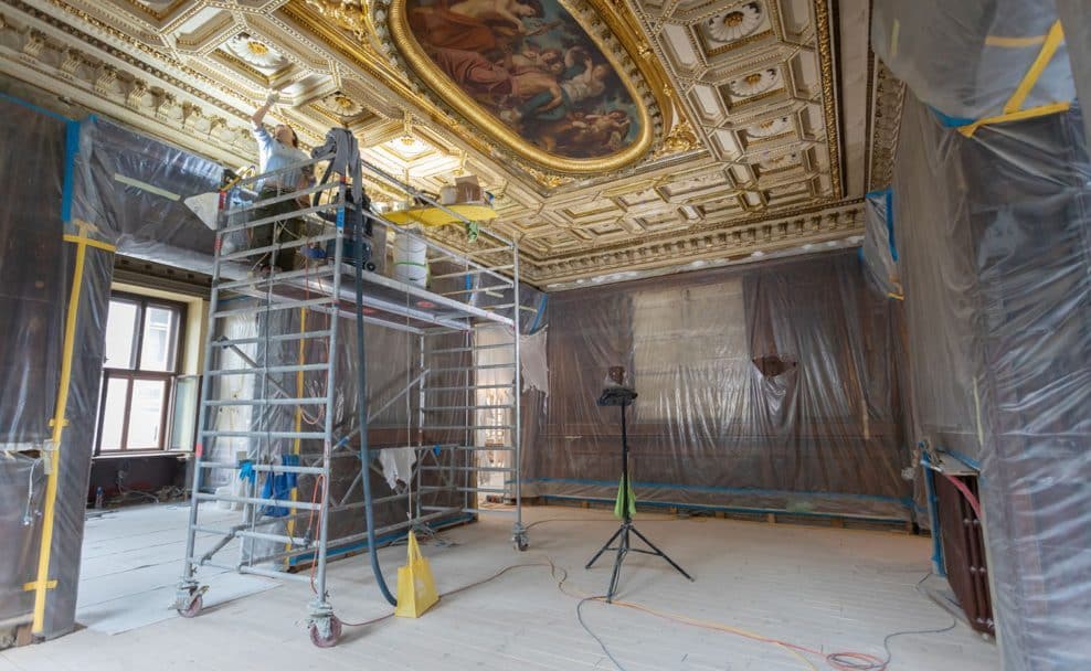 Am Tag des Denkmals konnten Besucher restaurierte Räume im Palais Todesco besichtigen.