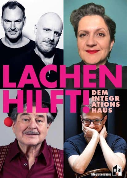 Benefiz-Gala "Lachen hilft!" am 26. Oktober zugunsten für das Integrationshaus