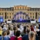 Musical Elisabeth Aufführung im Ehrenhof des Schloss Schönbrunn.