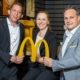 McDonald’s Restaurants Franchisenehmer Harald Marschalek mit Christina Zeiler und Mario Wutzel.