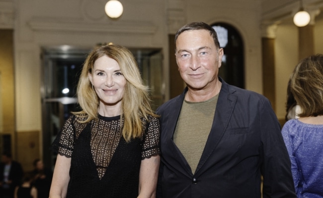 Nicole Adler und Arthur Erdem beim Künstlerinnendinner im MAK.