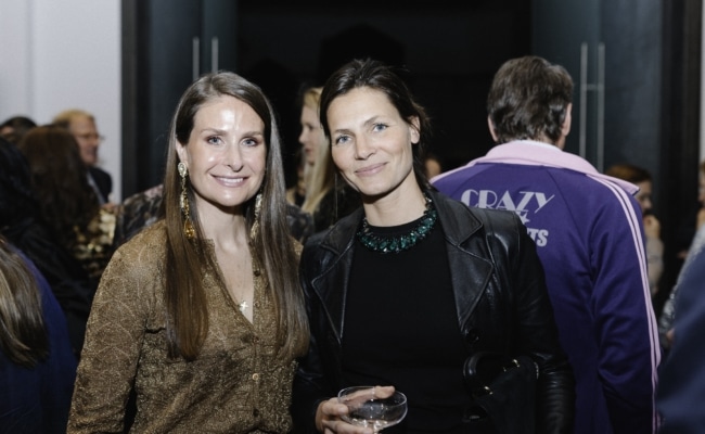 Marina Spitzy und Margarita Thurn beim Künstlerinnendinner im MAK.