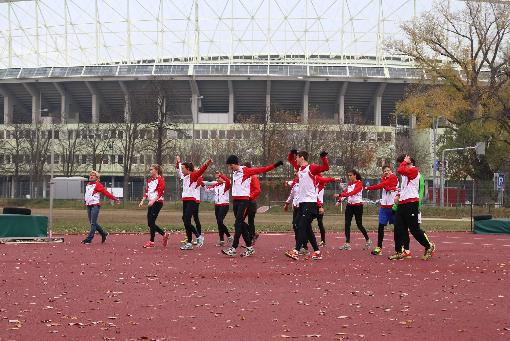 Das Leichtathletikzentrum Wien in der Meiereistr. 18 bei der Eröffnung 2013.