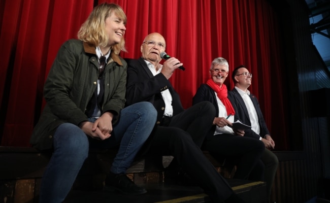 Tschauner Saisoneröffnung 2024: Stefanie Lamp, Harry Kopietz, Monika Erb. Wolfgang Haas.