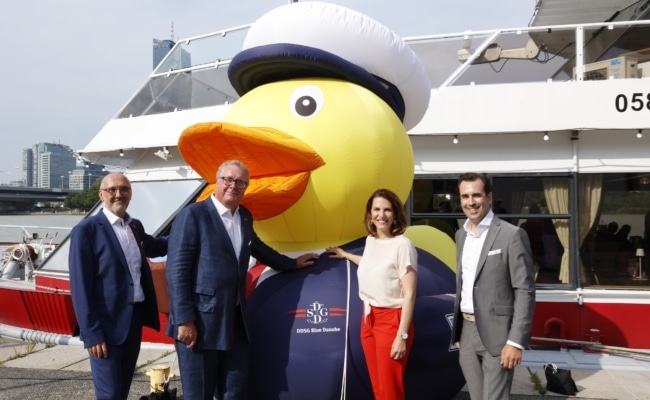 Wolfgang Hanreich, Wolfgang Fischer, Karoline Edtstadler und Martin Winkler.