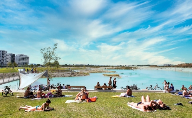 Wiens Naturgewässer garantieren Badespaß und Urlaubsfeeling zum Nulltarif.