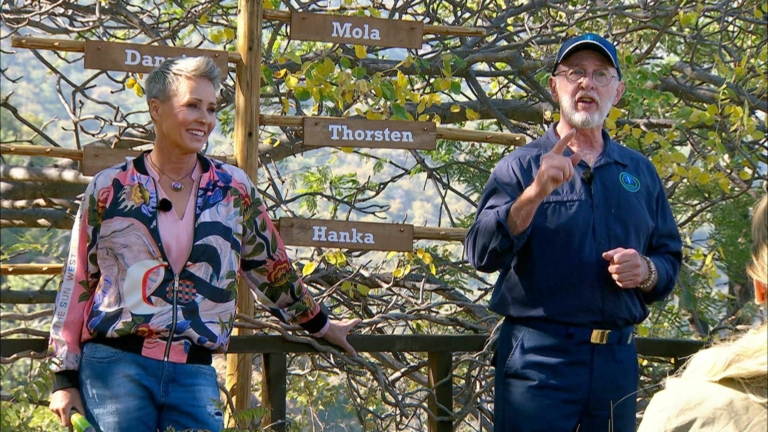 Sonja Zietlow und Dr. Bob im Showdown der Dschungel-Legenden auf RTL.