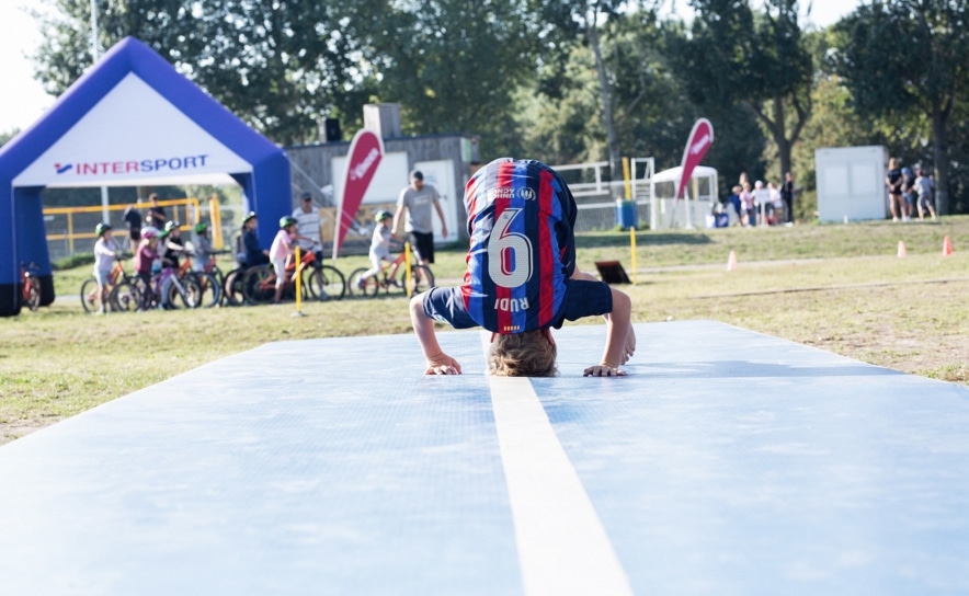 Auf der Donauinsel Sportinsel findet der „Servus bewegt Kinder Aktionstag“ in Wien statt.