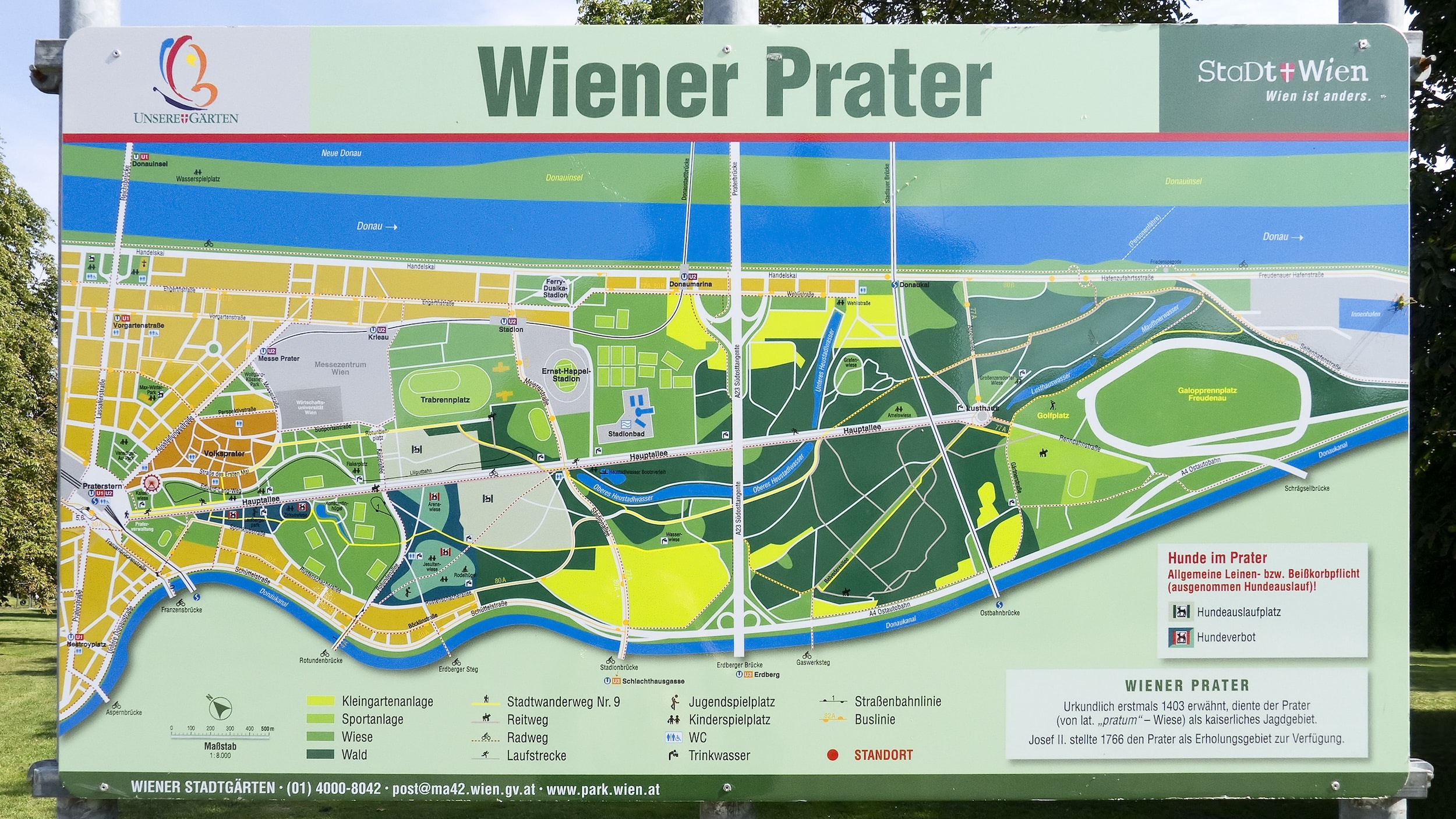 Der Wiener Prater ist Naherholungsgebiet, Veranstaltungsort und ein Vergnügungspark (Wurstelprater).