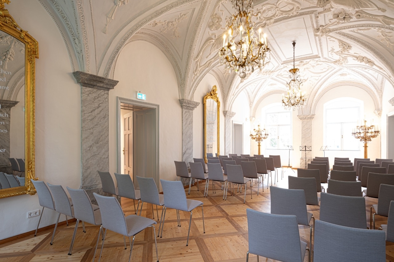 Konzertsaal für Schubertiaden im Schubert Museum Schloss Atzenbrugg.