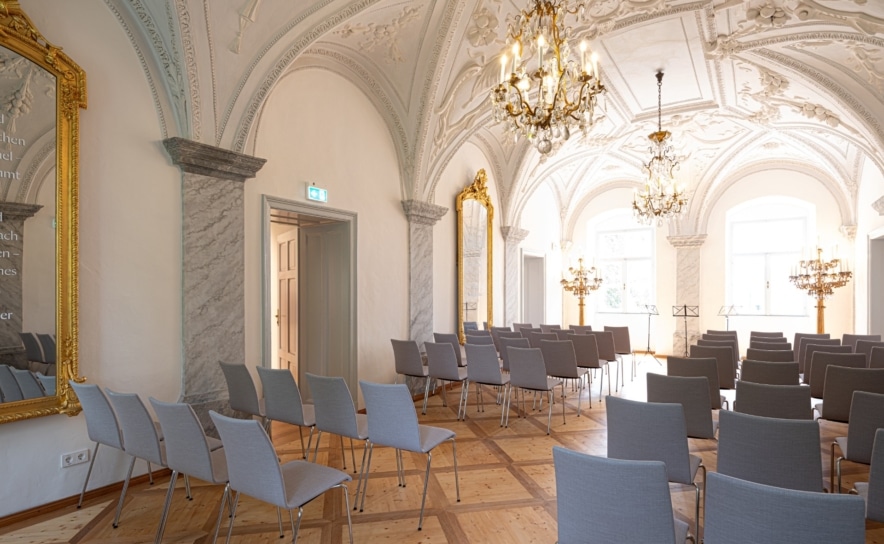 Konzertsaal für Schubertiaden im Schubert Museum Schloss Atzenbrugg.