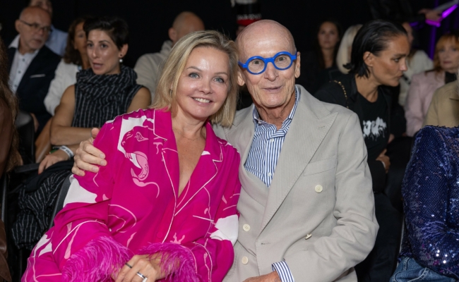 Joanna und Kurt Mann besuchen die Vienna Fashion Week 2024.