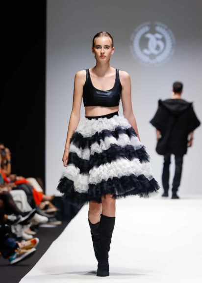 Designer Best of bei der Opening Show der MQ Vienna Fashion Week 2024.