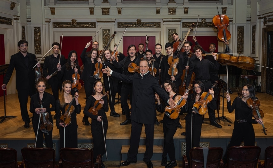 Eröffnung des Vienna Beethoven Conservatory im historischen Palais Ehrbar.