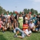 Gruppenfoto der Teilnehmer beim Band Fussball Cup 2024 bei SV Donau.