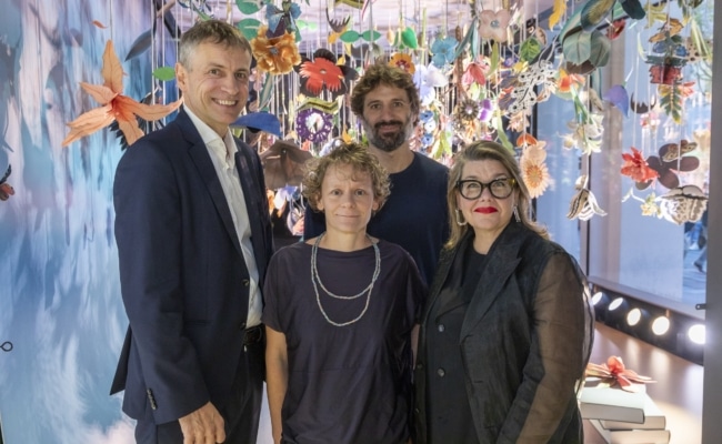 Eröffnung der Installation "Archiv der Blüten" im Swarovski Kristallwelten Store Wien