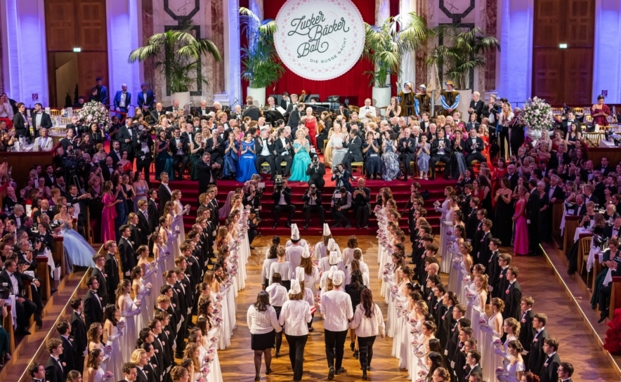 Wiener ZuckerBäckerball in der Wiener Hofburg.