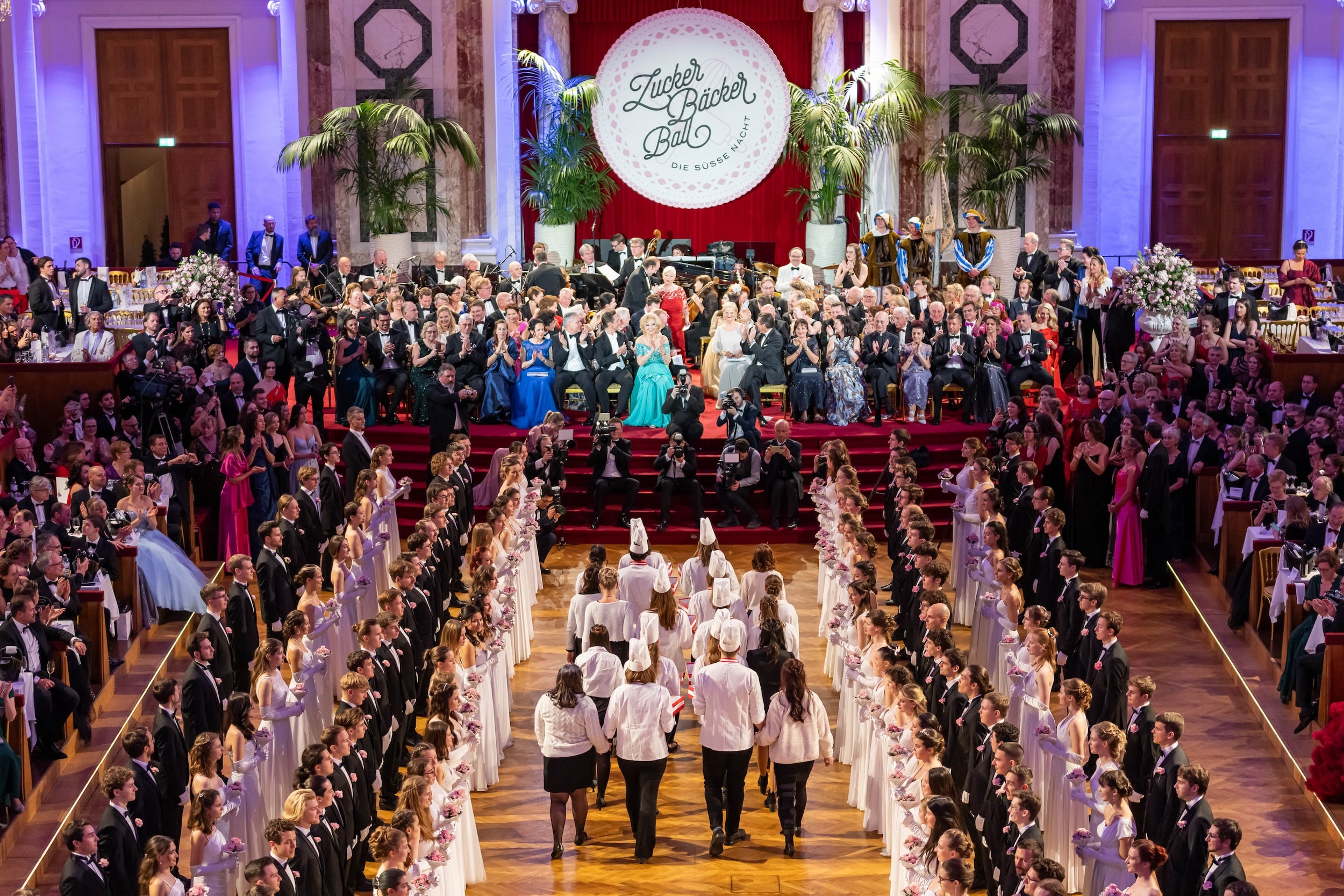 Wiener ZuckerBäckerball in der Wiener Hofburg.