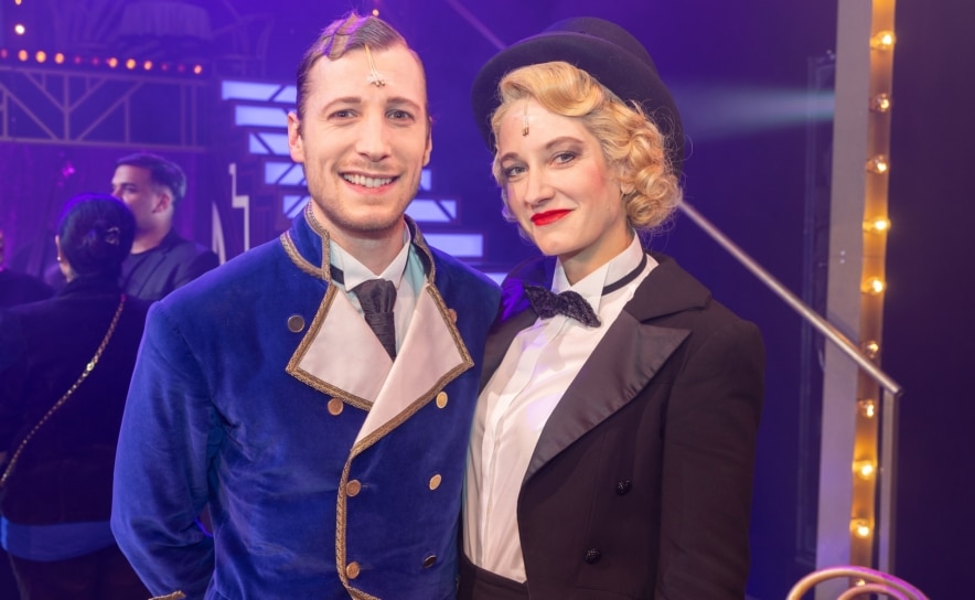 Simon Stockinger (Der Admiral), Lena Müller (Marlene Dietrich)