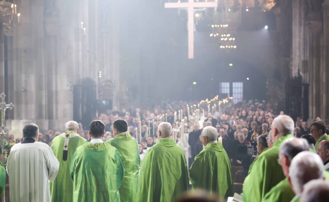 Abschied von Erzbischof Christoph Schönborn im Stephansdom.