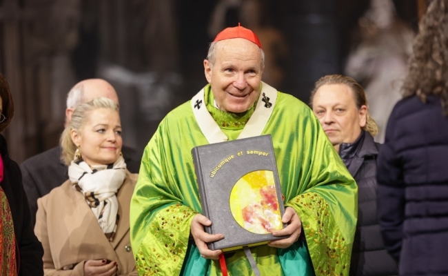 Abschied von Erzbischof Christoph Schönborn im Stephansdom.