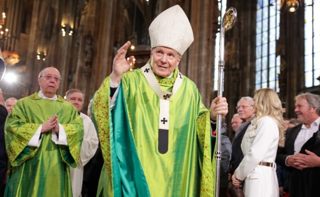 Abschied von Erzbischof Christoph Schönborn im Stephansdom.