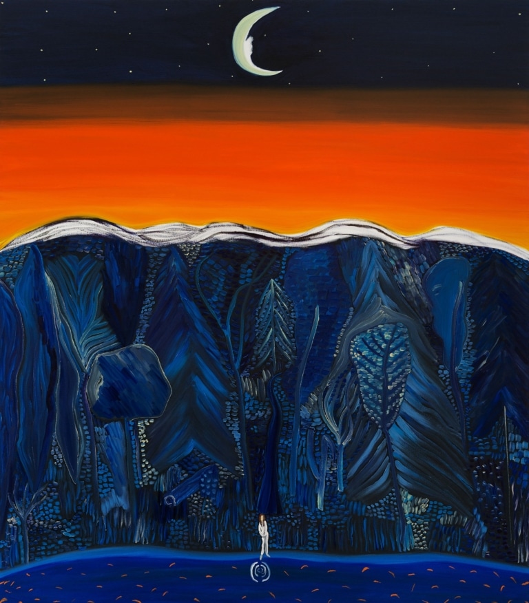 Matthew Wong, End of the Day, 2019 200 × 180 cm, Öl auf Leinwand The Metropolitan Museum of Art, New York, Gift of Monita and Raymond Wong in memory of their son, Matthew Wong, 2023 © 2025 Matthew Wong Foundation / Bildrecht Wien, 2025, Cheim & Read, New York.