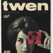 Vintage-Cover von TWEN 3/1959 mit ikonischer Fotografie von Barbara Niggl, zu sehen bei der TWEN-Retrospektive im WestLicht.